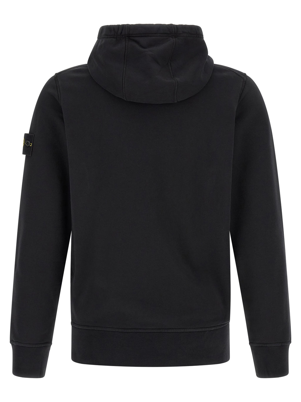 Schwarzer Baumwoll-Sweatshirt