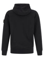Schwarzer Baumwoll-Sweatshirt