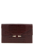 Bordeaux Kalbsleder Clutch