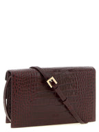Bordeaux Kalbsleder Clutch