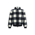 Graue Polyester-Jacke in voller Länge