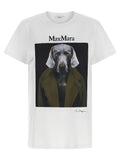Weißes Baumwoll-T-Shirt