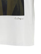 Weißes Baumwoll-T-Shirt