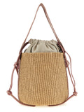 Beige Paper Handtasche