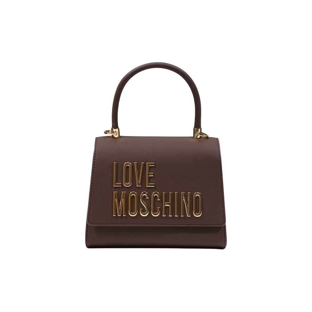 Braune Handtasche aus Polyethylen