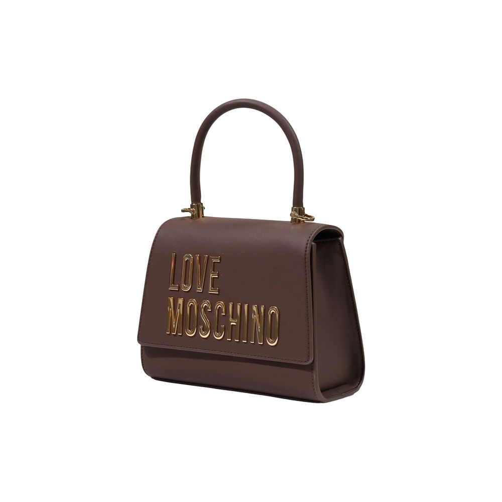 Braune Handtasche aus Polyethylen
