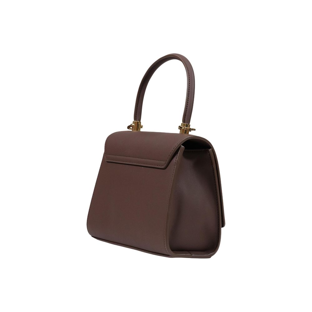 Braune Handtasche aus Polyethylen