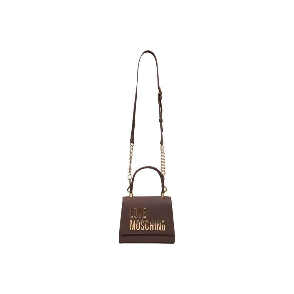 Braune Handtasche aus Polyethylen