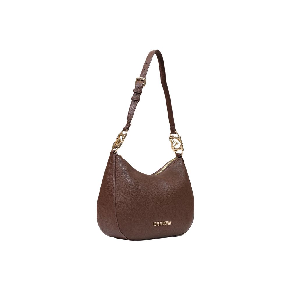 Braune Handtasche aus Polyethylen