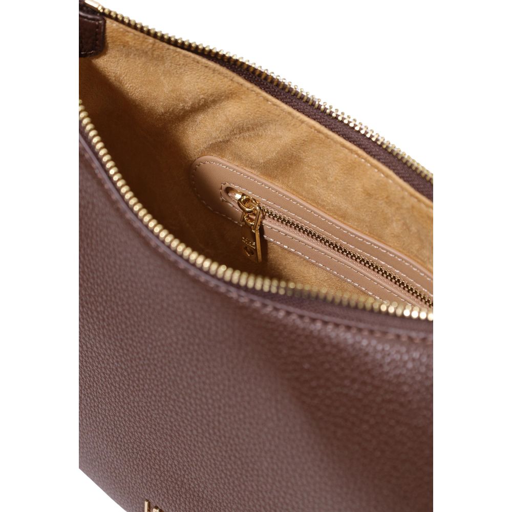 Braune Handtasche aus Polyethylen