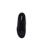 Blaue Gummisport-Sneaker