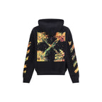 Schwarzer Baumwoll-Sweatshirt