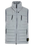 Graue ärmellose Jacke aus Polyamid