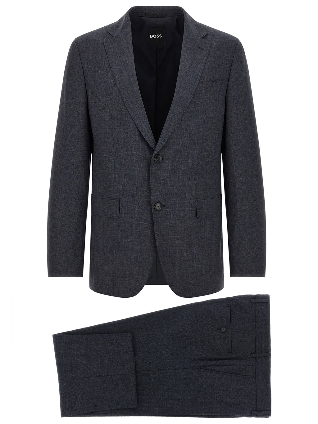 Blaues Zweiteiler-Anzug aus Polyester