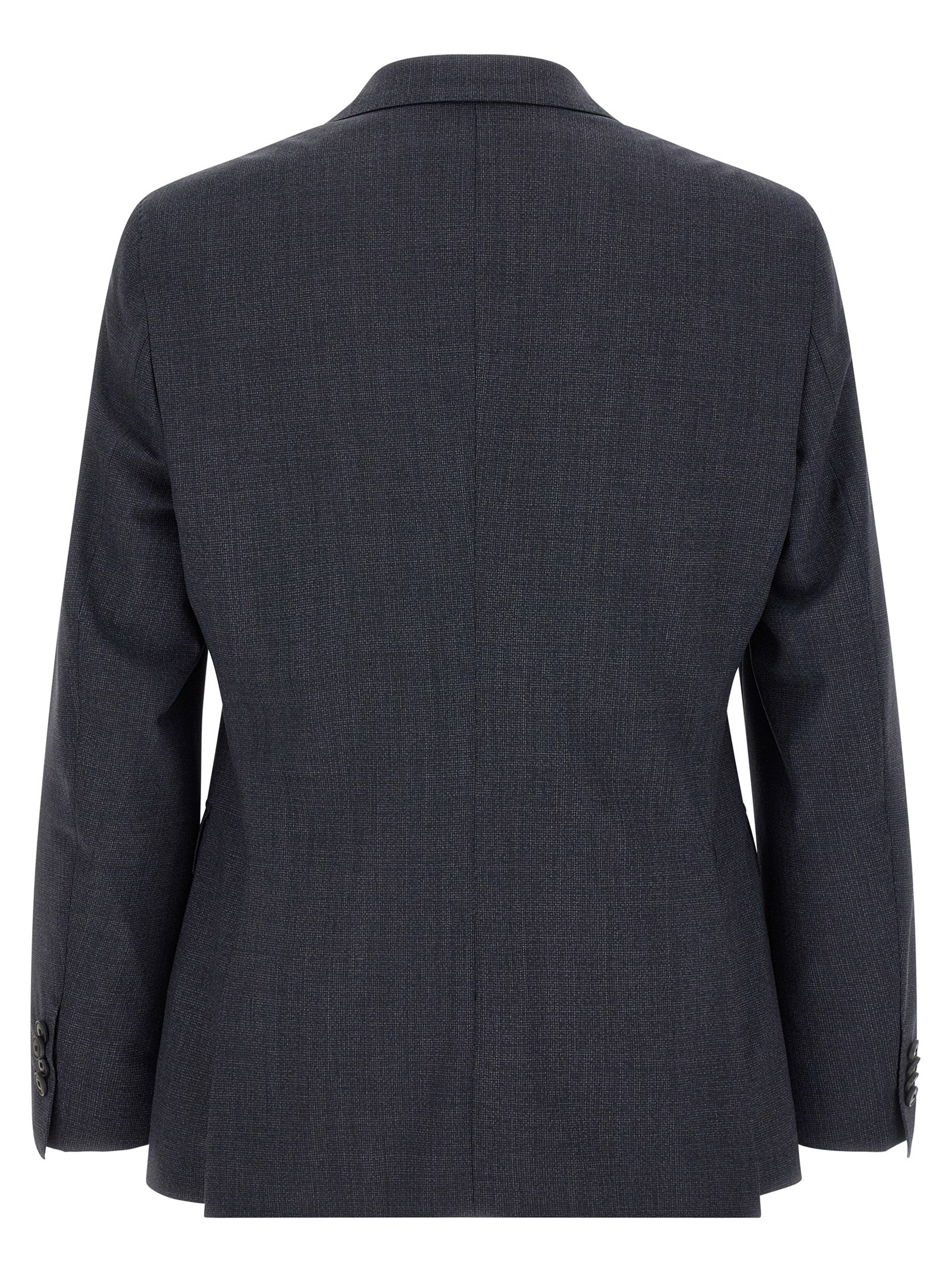Blaues Zweiteiler-Anzug aus Polyester