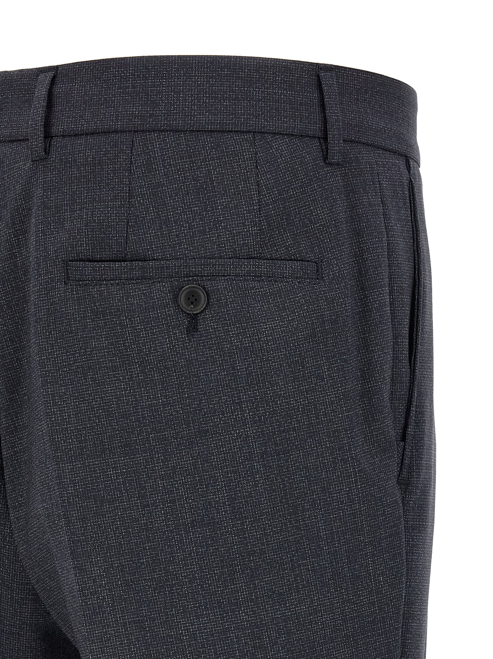 Blaues Zweiteiler-Anzug aus Polyester