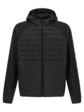 Schwarzes Sweatshirt aus Gummi