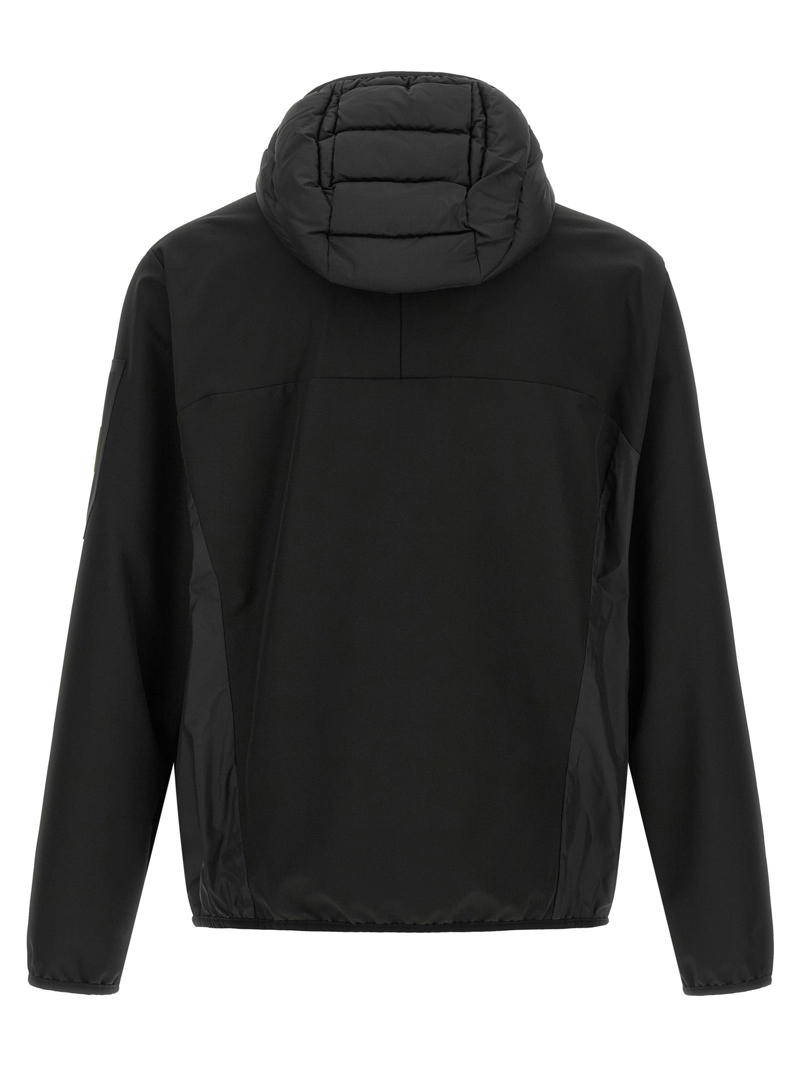 Schwarzes Sweatshirt aus Gummi