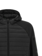 Schwarzes Sweatshirt aus Gummi