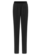 Schwarze Seidenhose Nachtwäsche