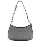 Schwarze Damen-Handtasche aus Polyurethan