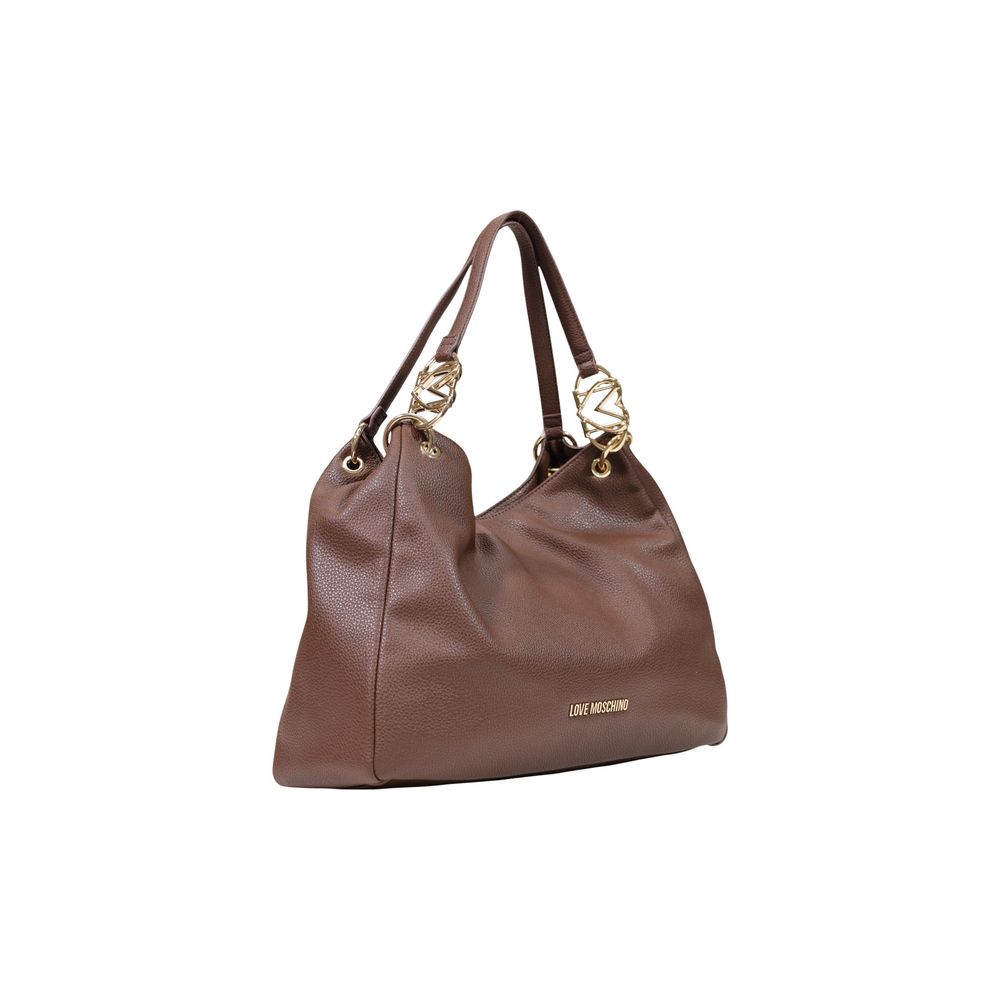 Braune Handtasche aus Polyethylen