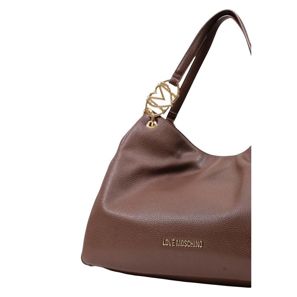 Braune Handtasche aus Polyethylen