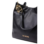 Schwarze Handtasche aus Polyethylen