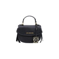 Schwarze Handtasche aus Polyethylen