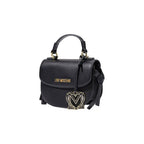 Schwarze Handtasche aus Polyethylen
