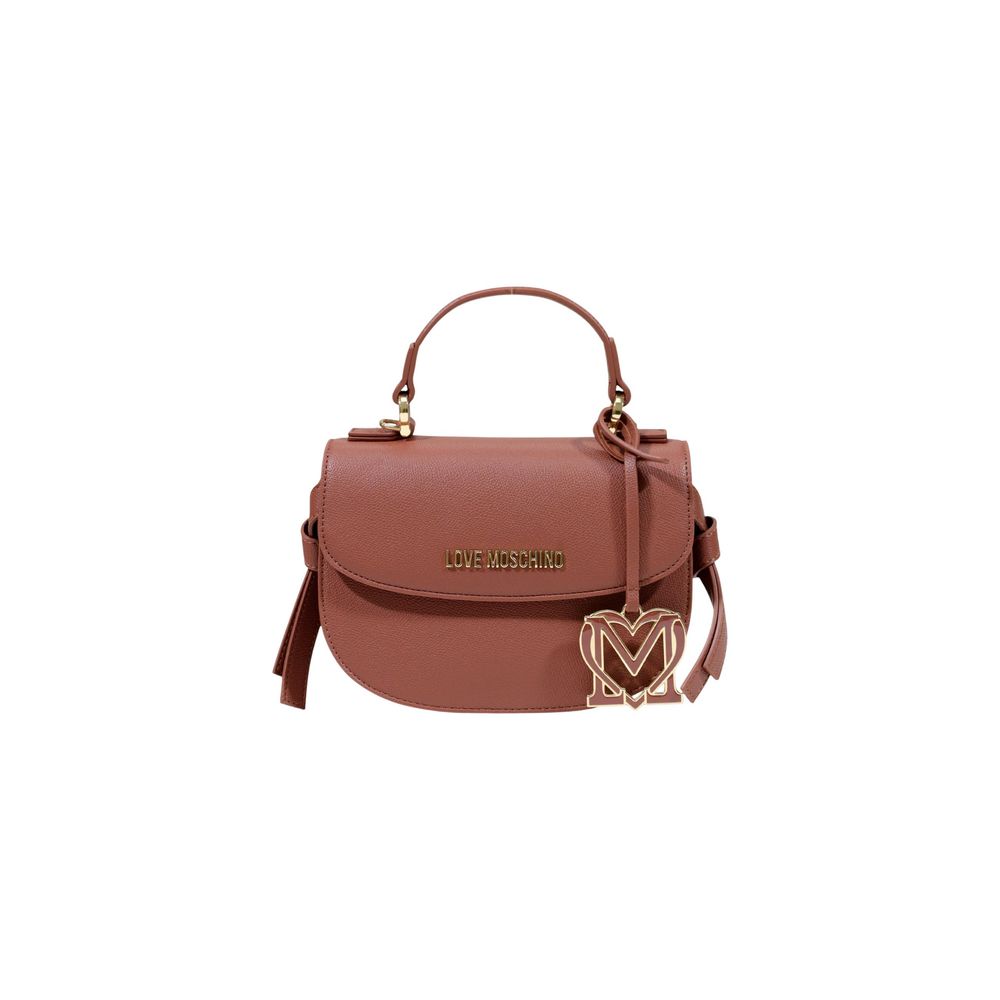Braune Handtasche aus Polyethylen