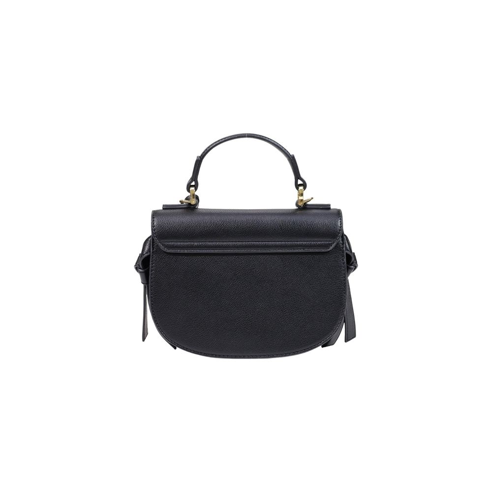 Schwarze Handtasche aus Polyethylen