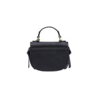 Schwarze Handtasche aus Polyethylen
