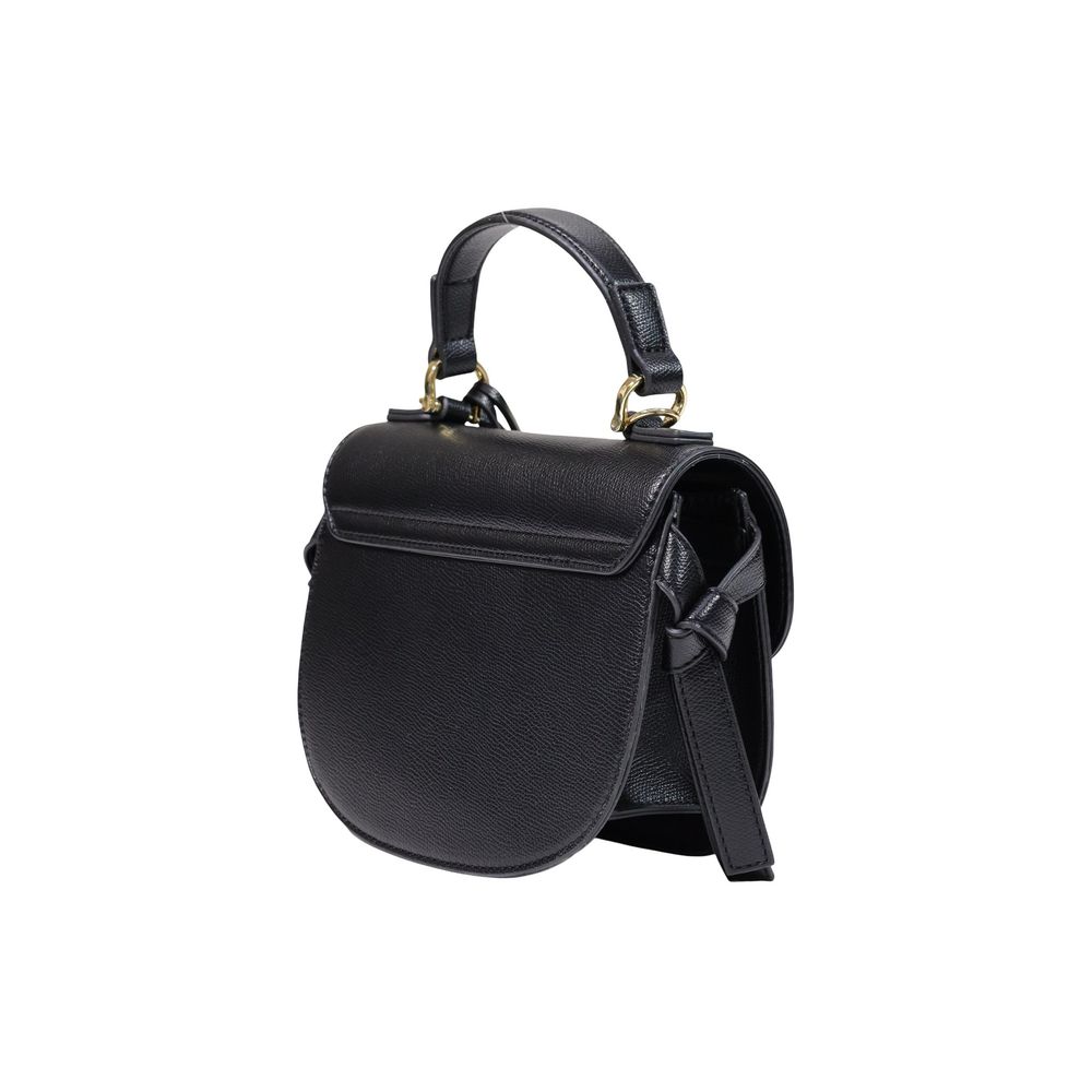 Schwarze Handtasche aus Polyethylen