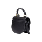Schwarze Handtasche aus Polyethylen