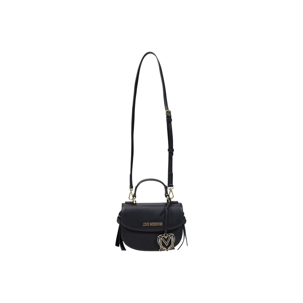 Schwarze Handtasche aus Polyethylen