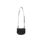 Schwarze Handtasche aus Polyester