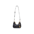 Schwarze Handtasche aus Polyester