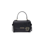 Schwarze Handtasche aus Polyethylen
