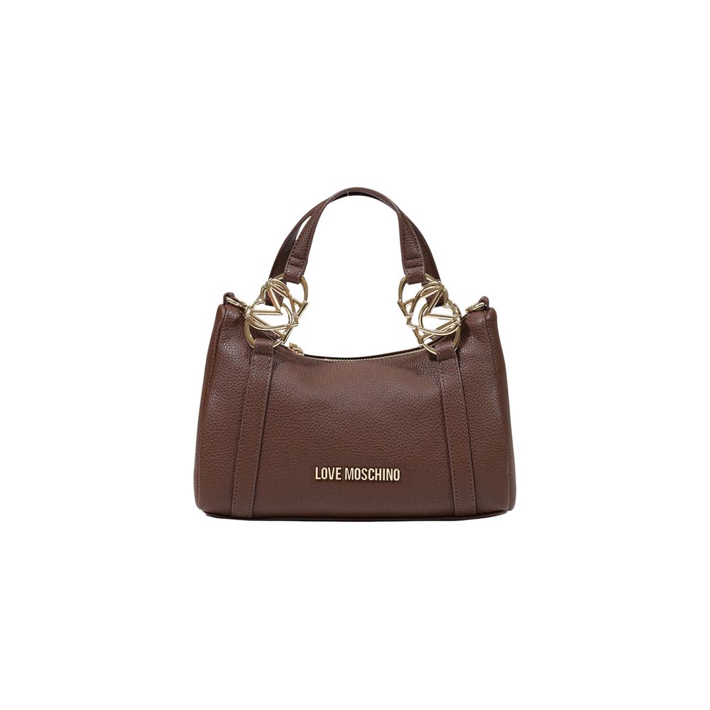 Braune Handtasche aus Polyethylen