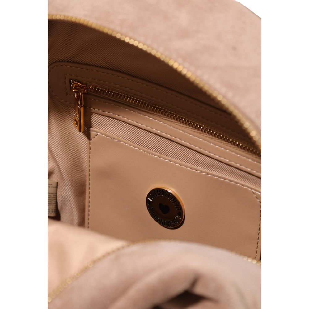 Beiger Rucksack aus Polyester