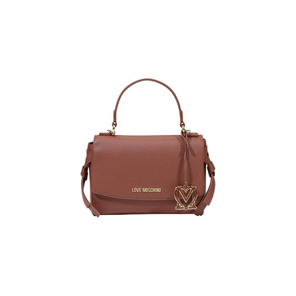 Braune Handtasche aus Polyethylen