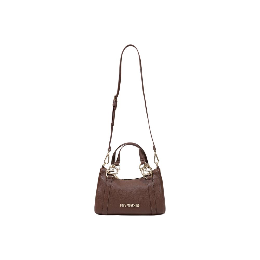 Braune Handtasche aus Polyethylen
