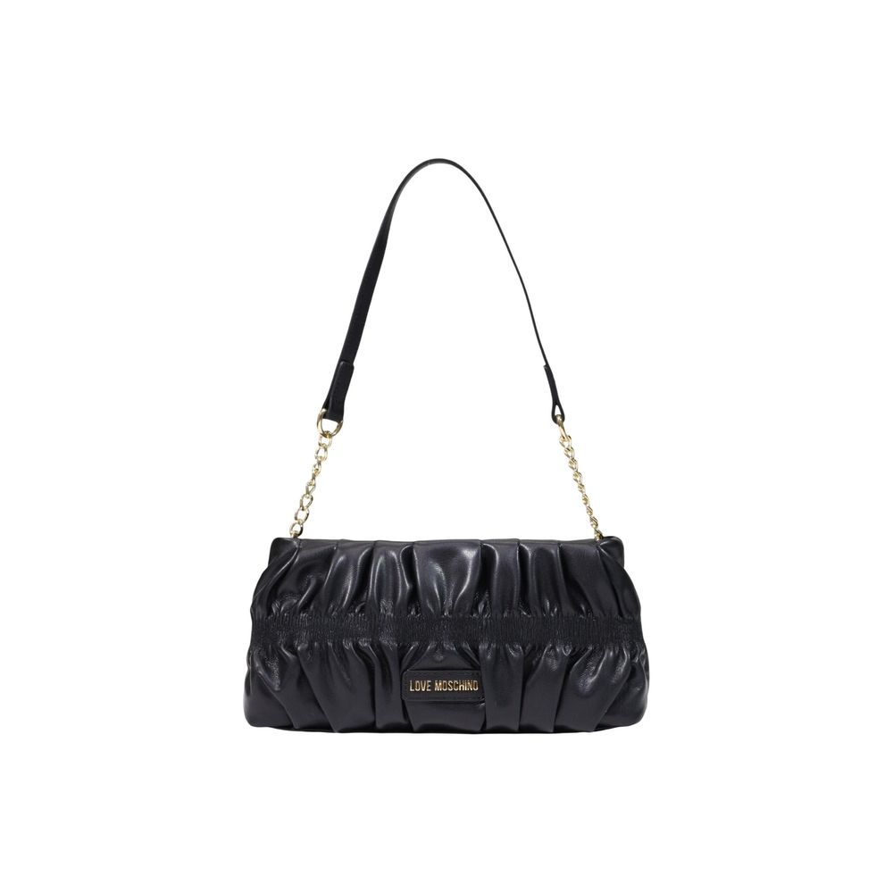 Schwarze Handtasche aus Polyethylen