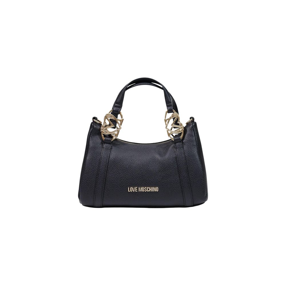Schwarze Handtasche aus Polyethylen