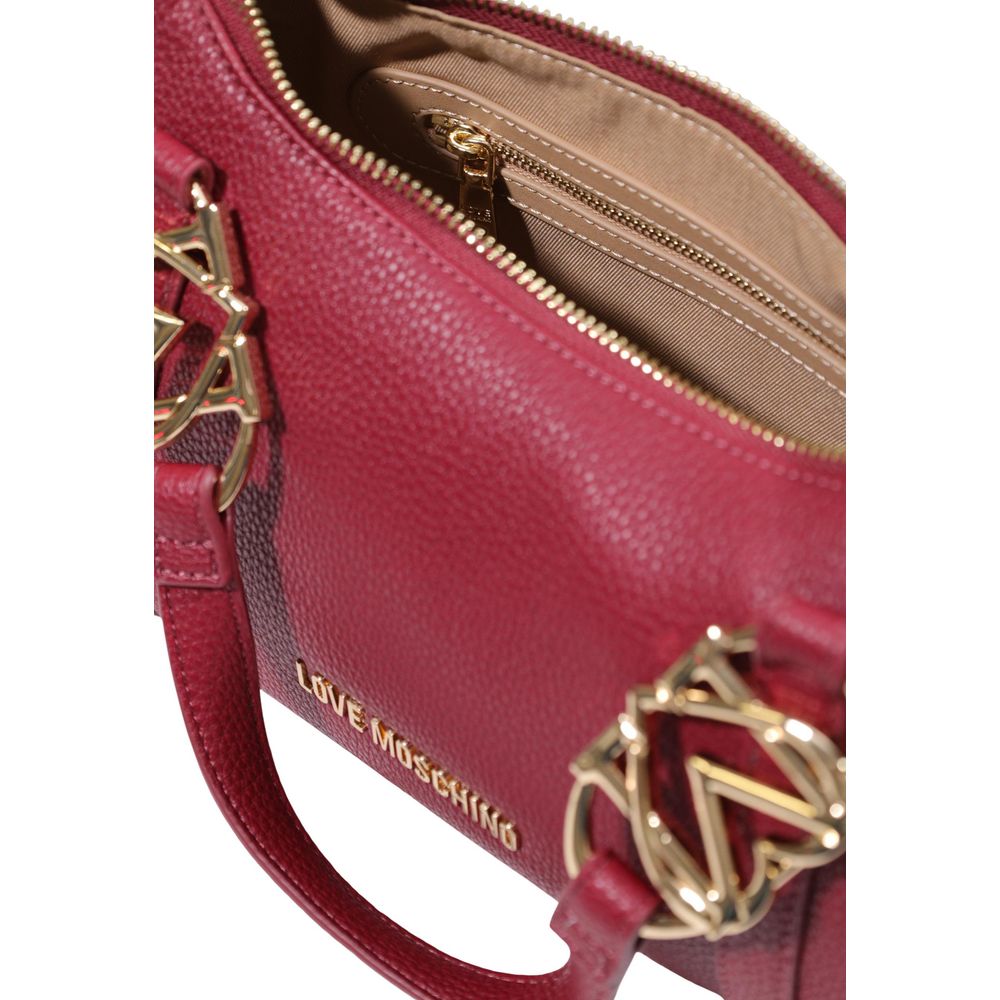 Lila Handtasche aus Polyethylen
