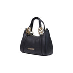 Schwarze Handtasche aus Polyethylen