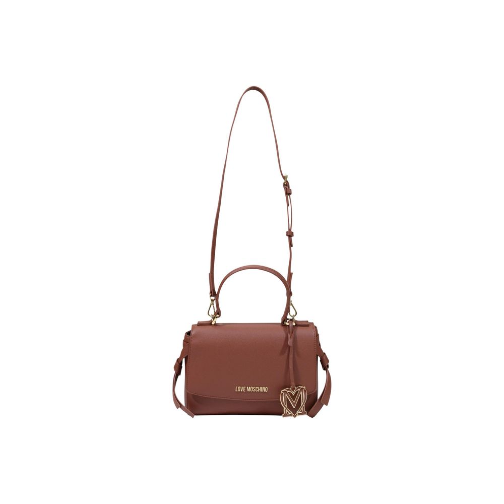 Braune Handtasche aus Polyethylen