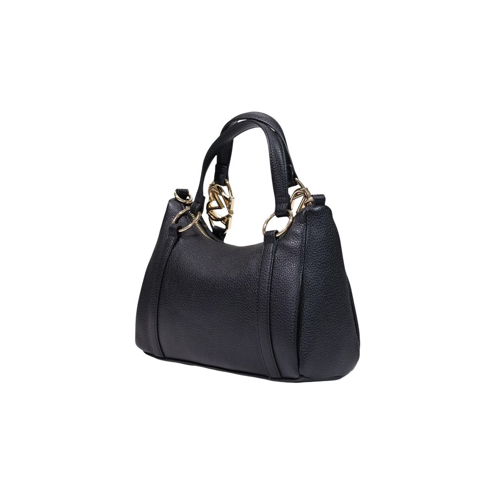 Schwarze Handtasche aus Polyethylen