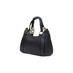 Schwarze Handtasche aus Polyethylen